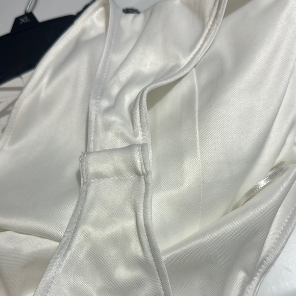 Zara White and Black Lace Bodysuit - Picture 8 of 9